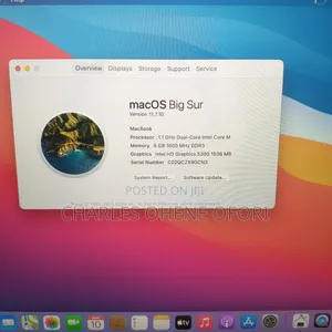 Laptop Apple MacBook 2016 8GB Intel Core M SSD 256GB