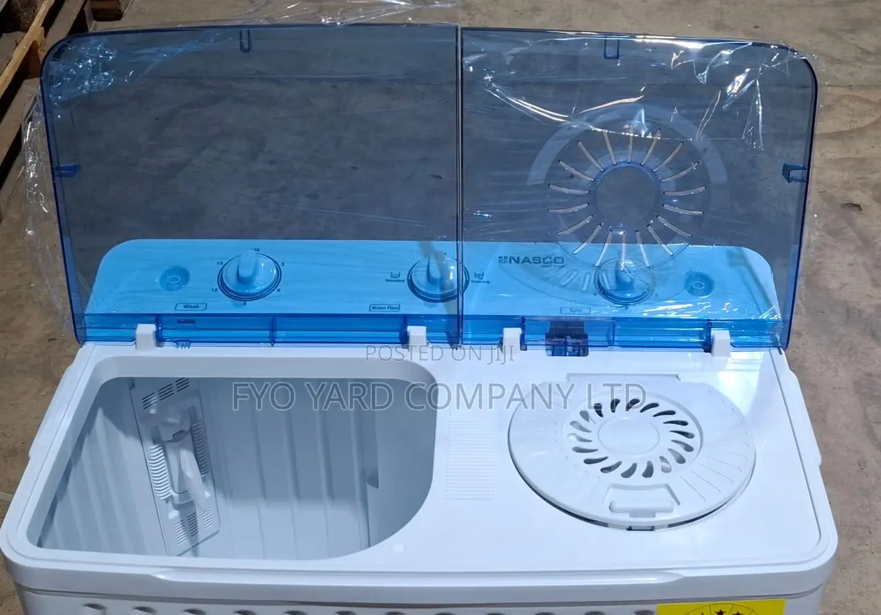 Affordable Reliable Nasco 10kg Semi-Auto Twin Tub Washing Machine