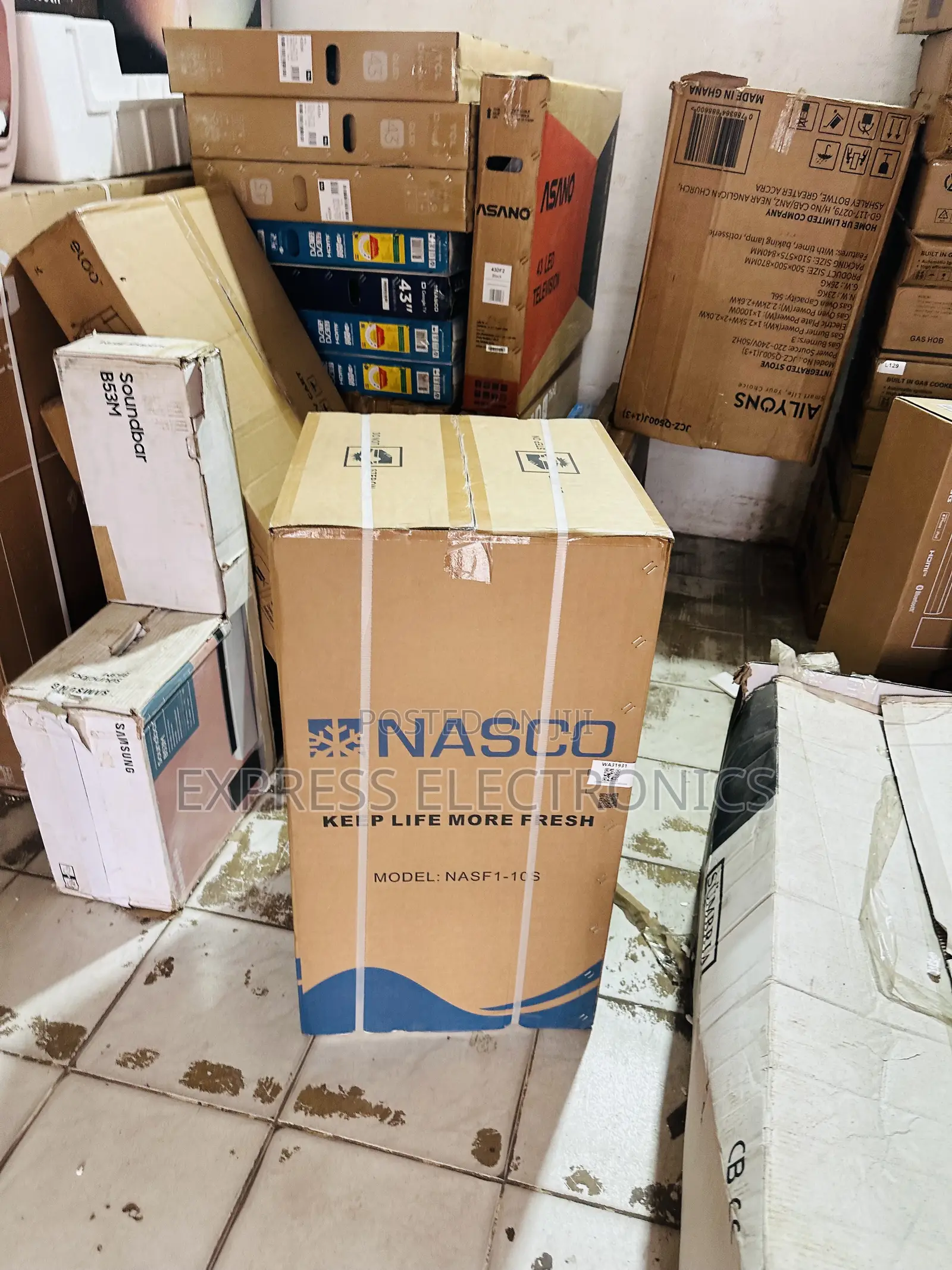 Text Us Fir Your Nasco Double Door Fridge Grey Color Nasco-120