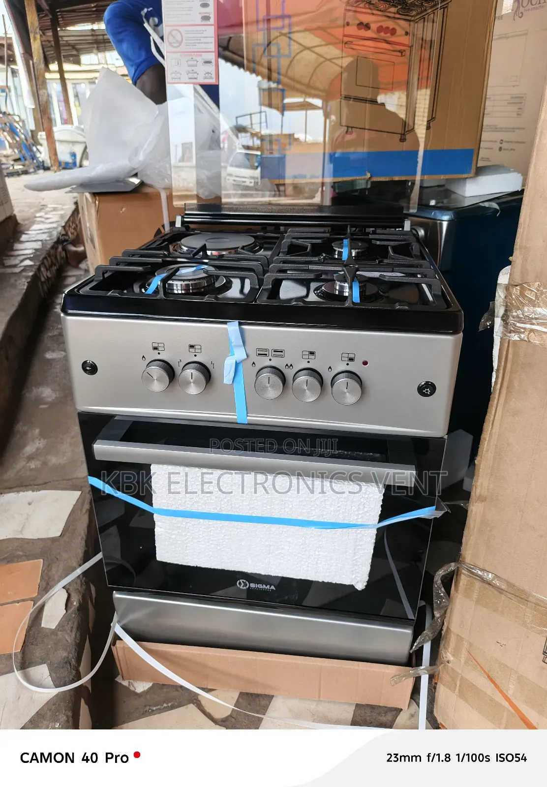 Sigma 60*60 3gas +1electric Gas Cooker Oven + Grill