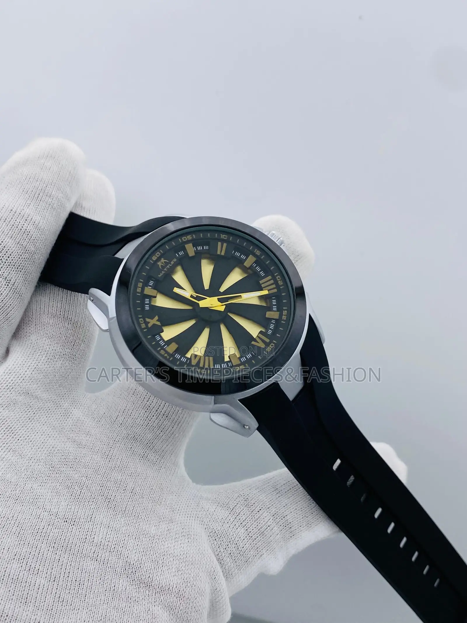 Matturi Rubber Strap Watch