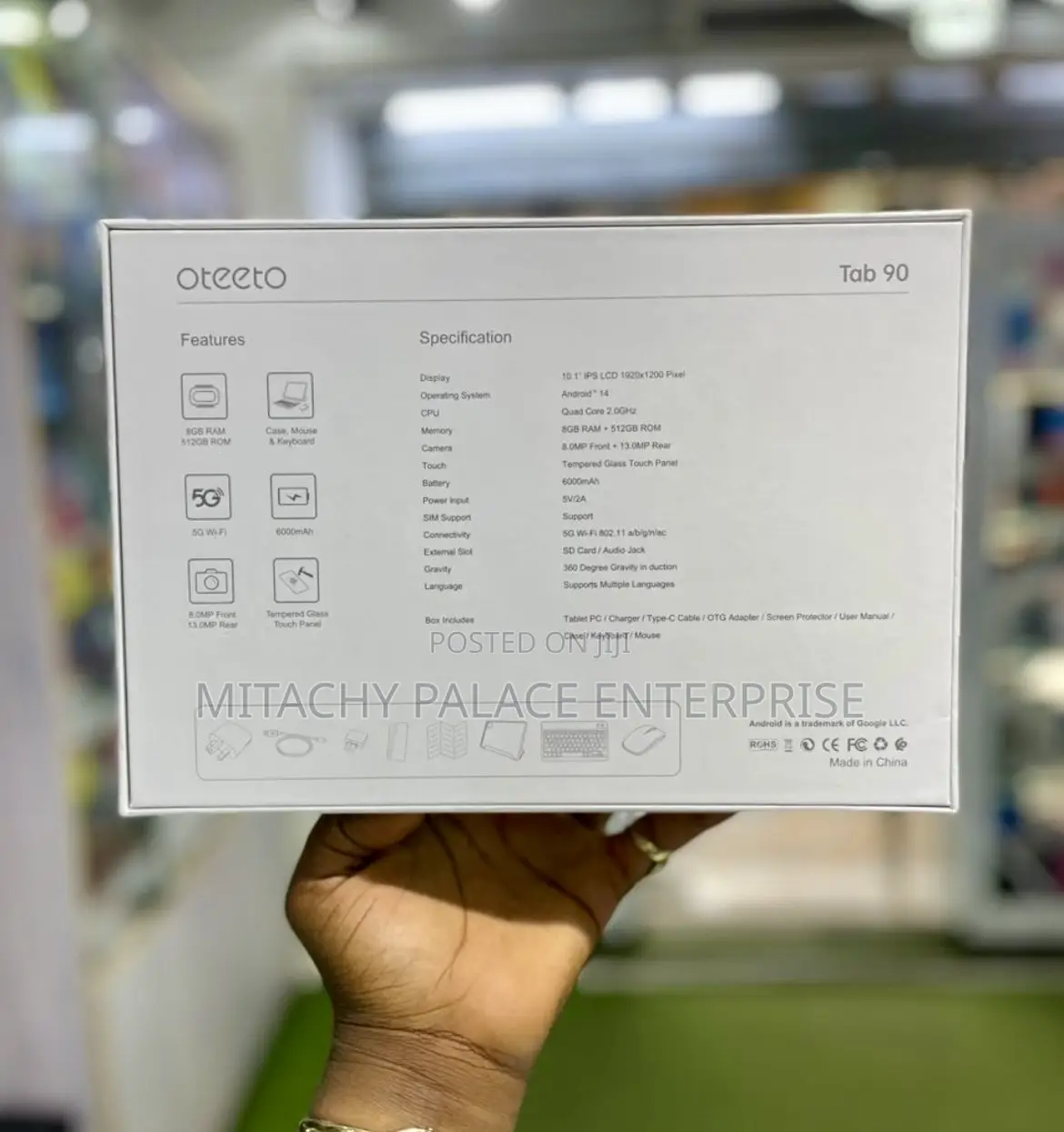 New Oteeto TAB77 512 GB
