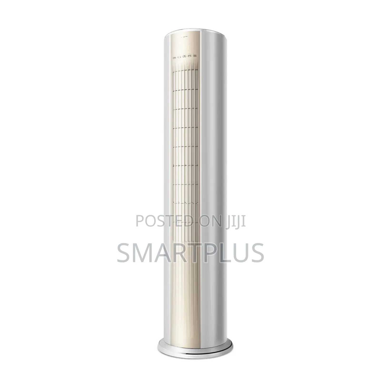 Sleek Gold Nasco Is a 2.5hp Round Floor-Standing Air Conditioner