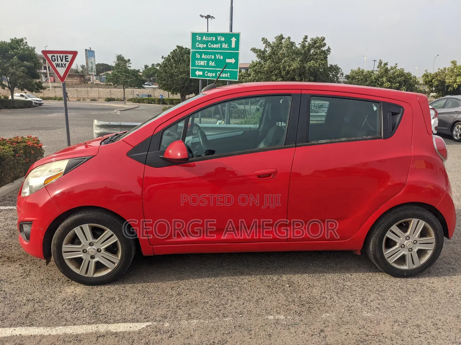 Chevrolet Spark 2015 Red