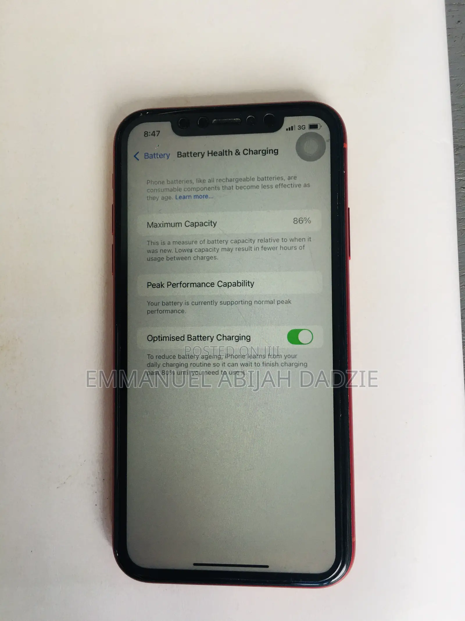 Apple iPhone XR 64 GB Red