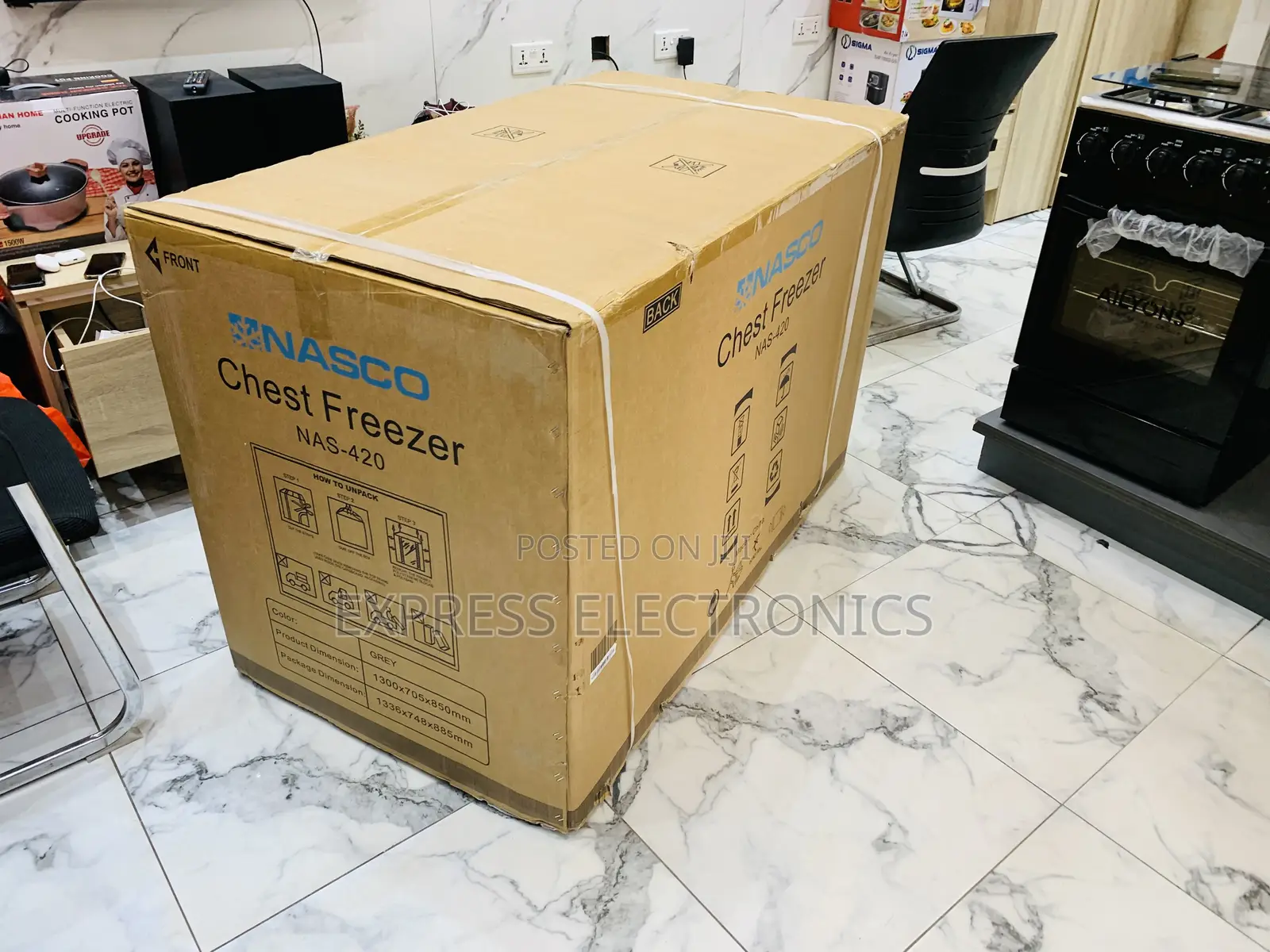 Sealedin Box Nasf2-400 Chest Freezer Single Door 380l
