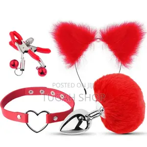 4in1 Anal /Nipple Plug With Neck Chain BDSM