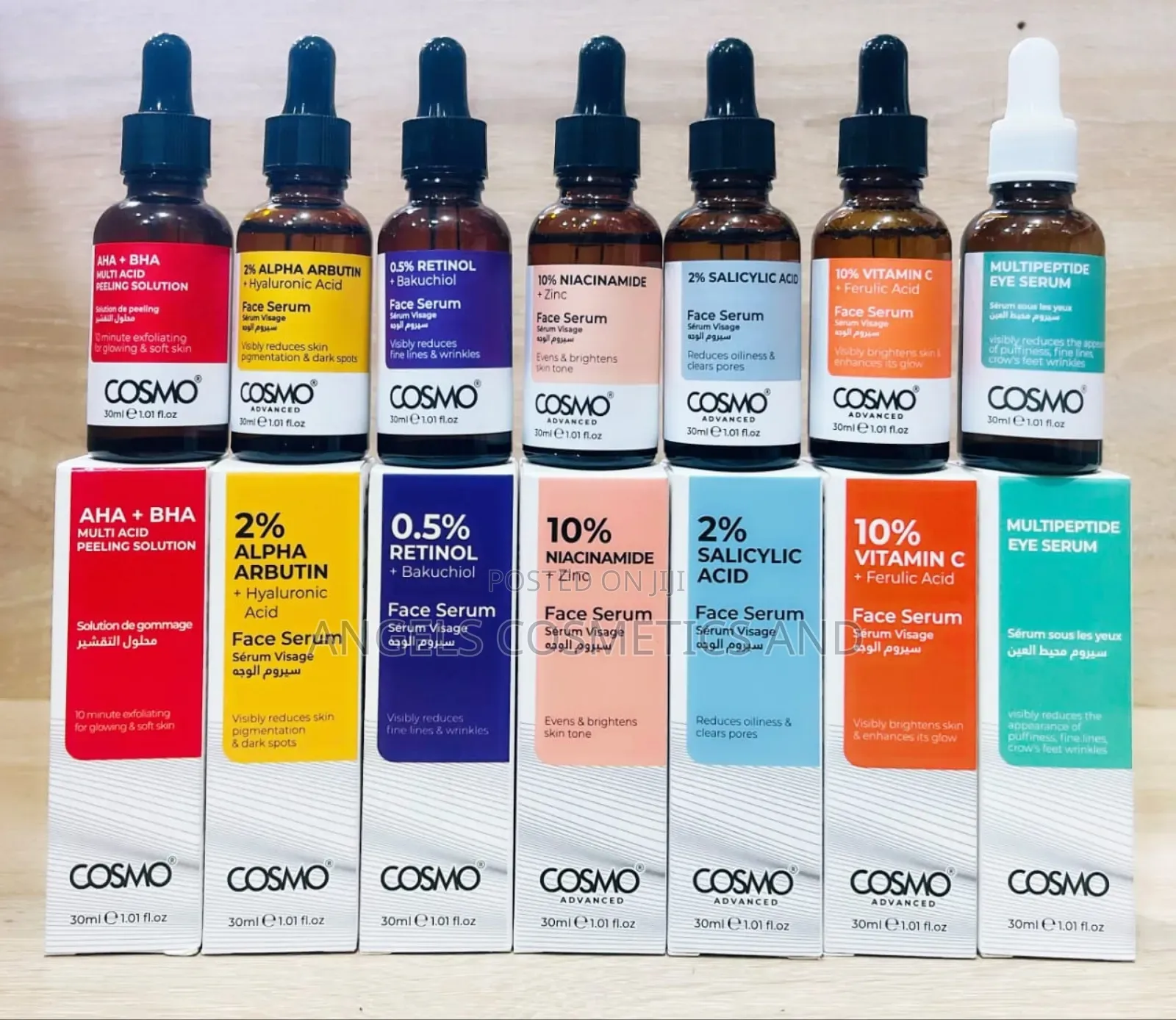 Cosmo Serum( Alpha Arbutin, Niacinamide, Vitamin C, Retinol, Salicylic