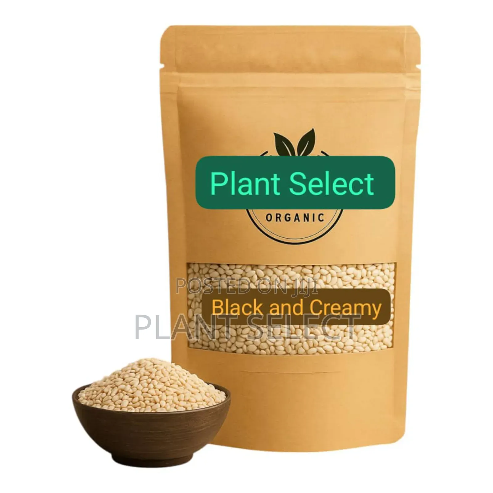 Black and Creamy Sesame Seeds (350 Grams)