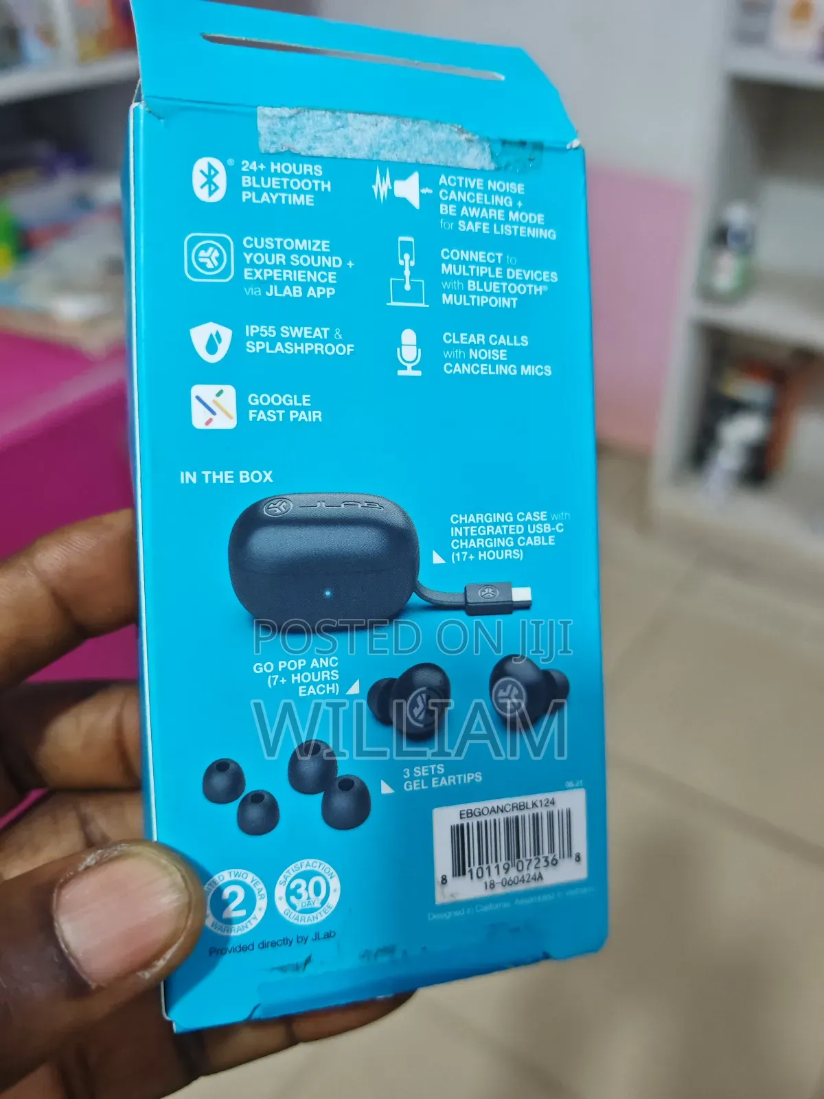 Jlab Go Pop Anc Earbuds