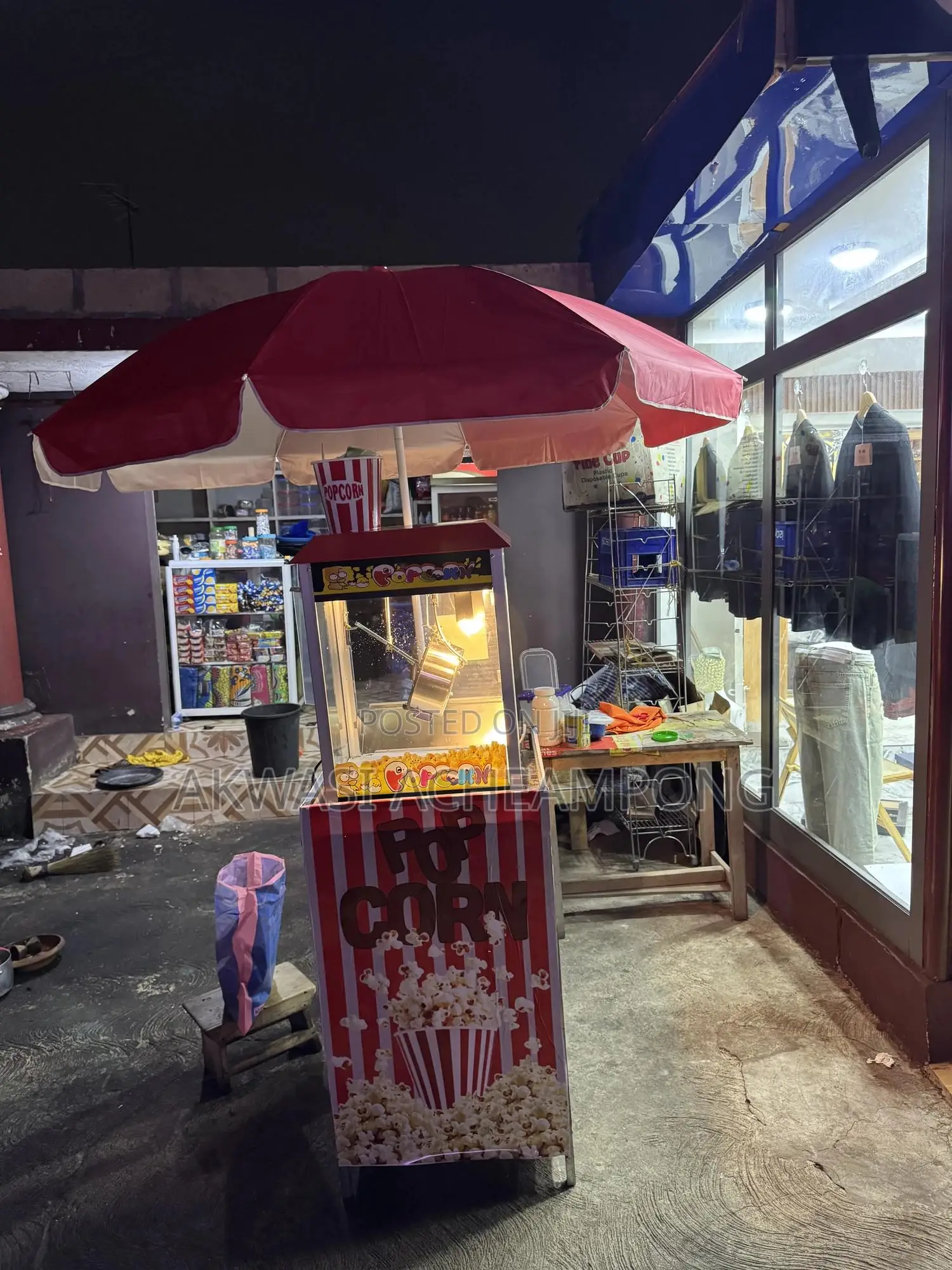 Electric Pop Corn Machine