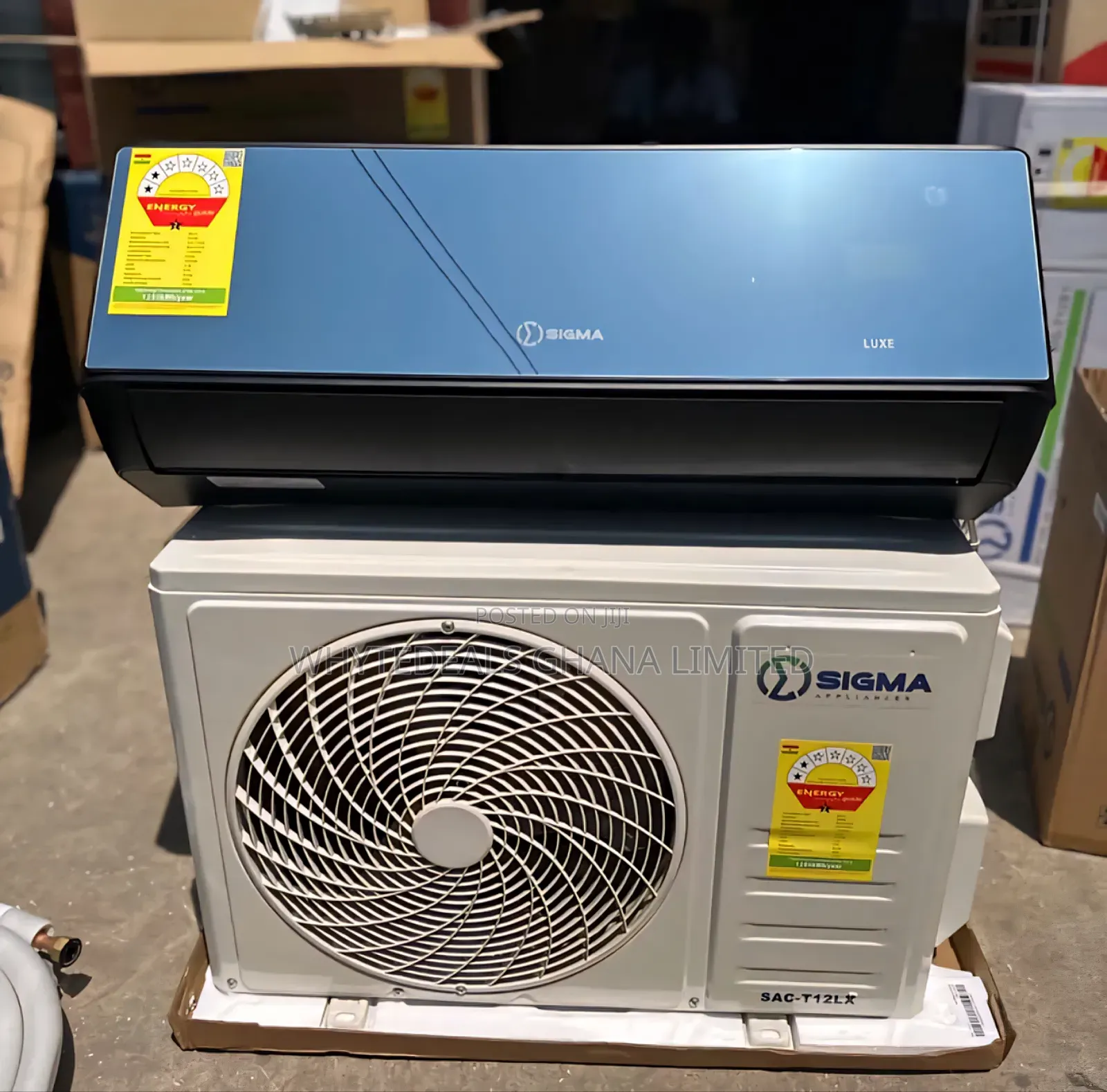 Sigma 1.5hp Split Airconditioner| Energy Save| R410| Durable|Warranty