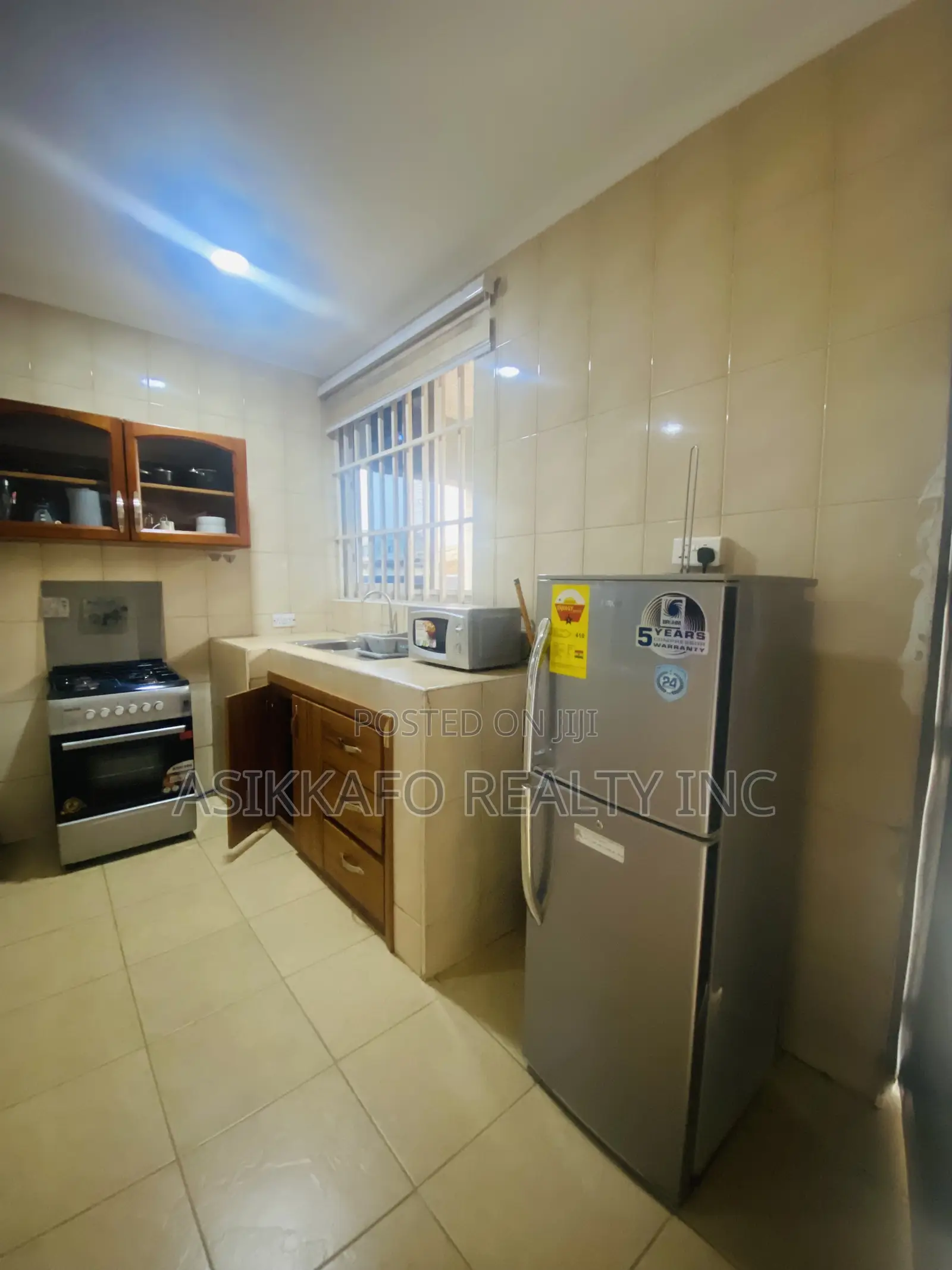 Furnished 1bdrm Apartment in Basket, Spintex for rent