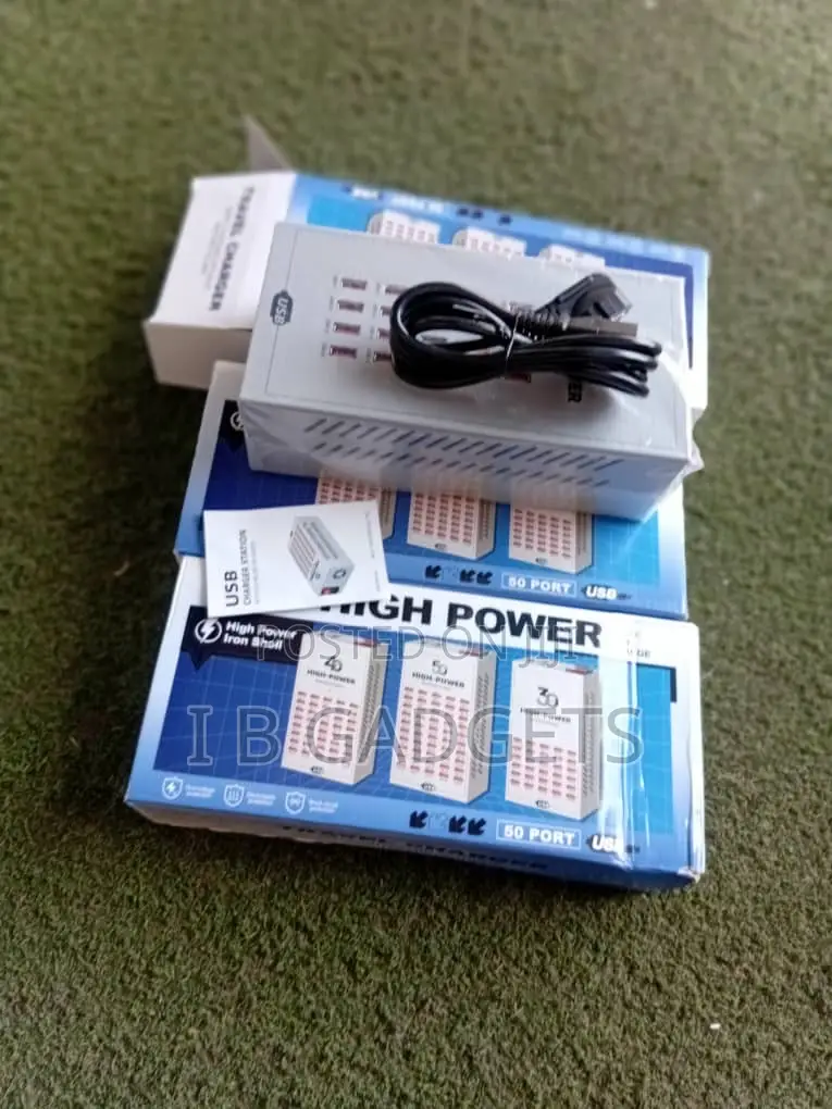 High-Power 50-Port Usb Charging Stations