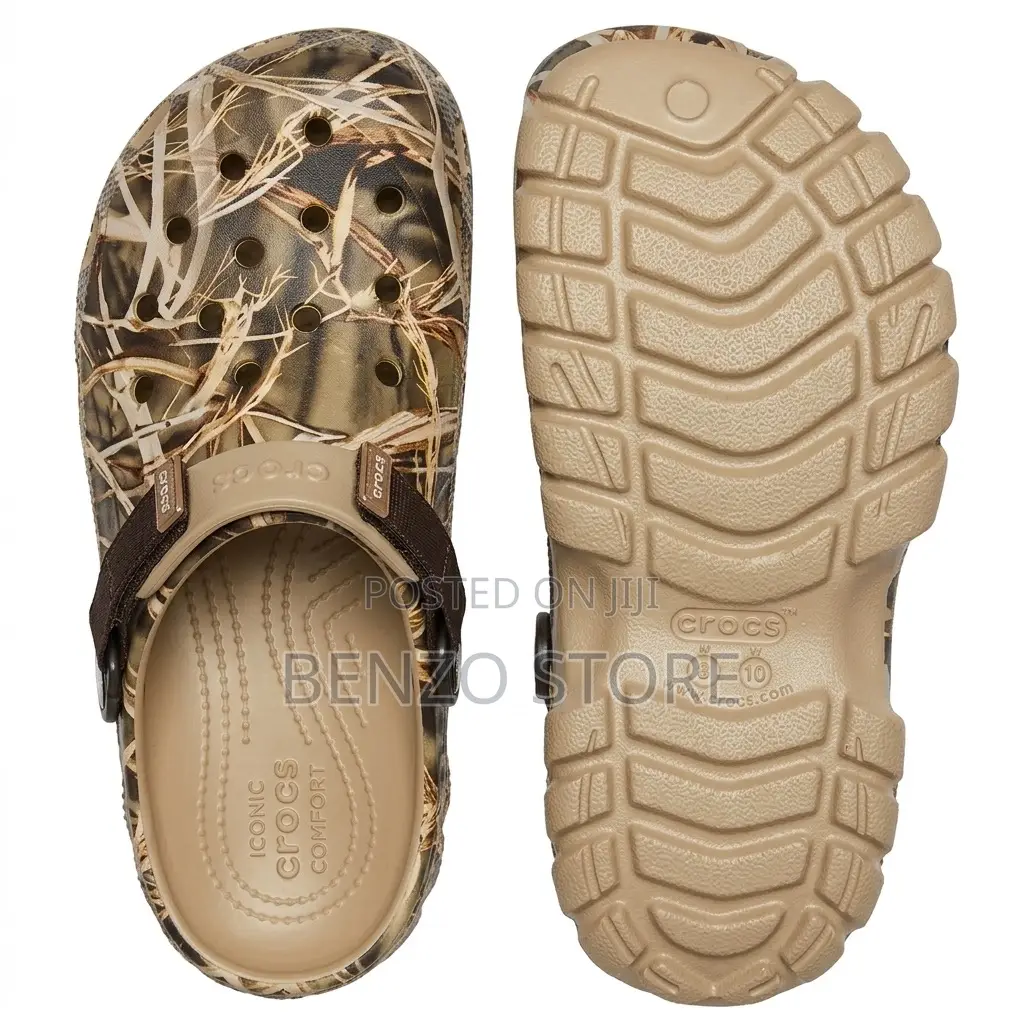 Original Crocs Pattern Clogs Unisex –Durable Lightweight Crocs for Men