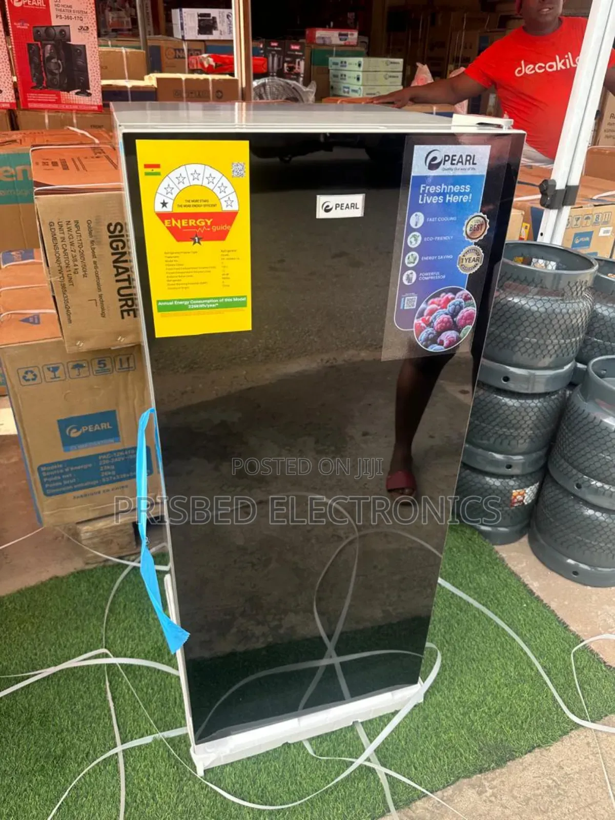 '':Pearl Durable Single Door Fridge 151 Litres