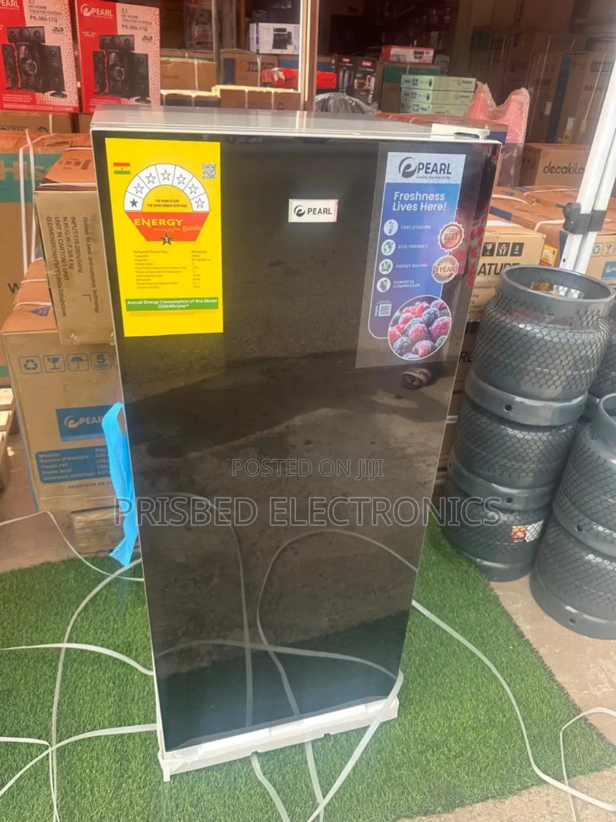 '':Pearl Durable Single Door Fridge 151 Litres