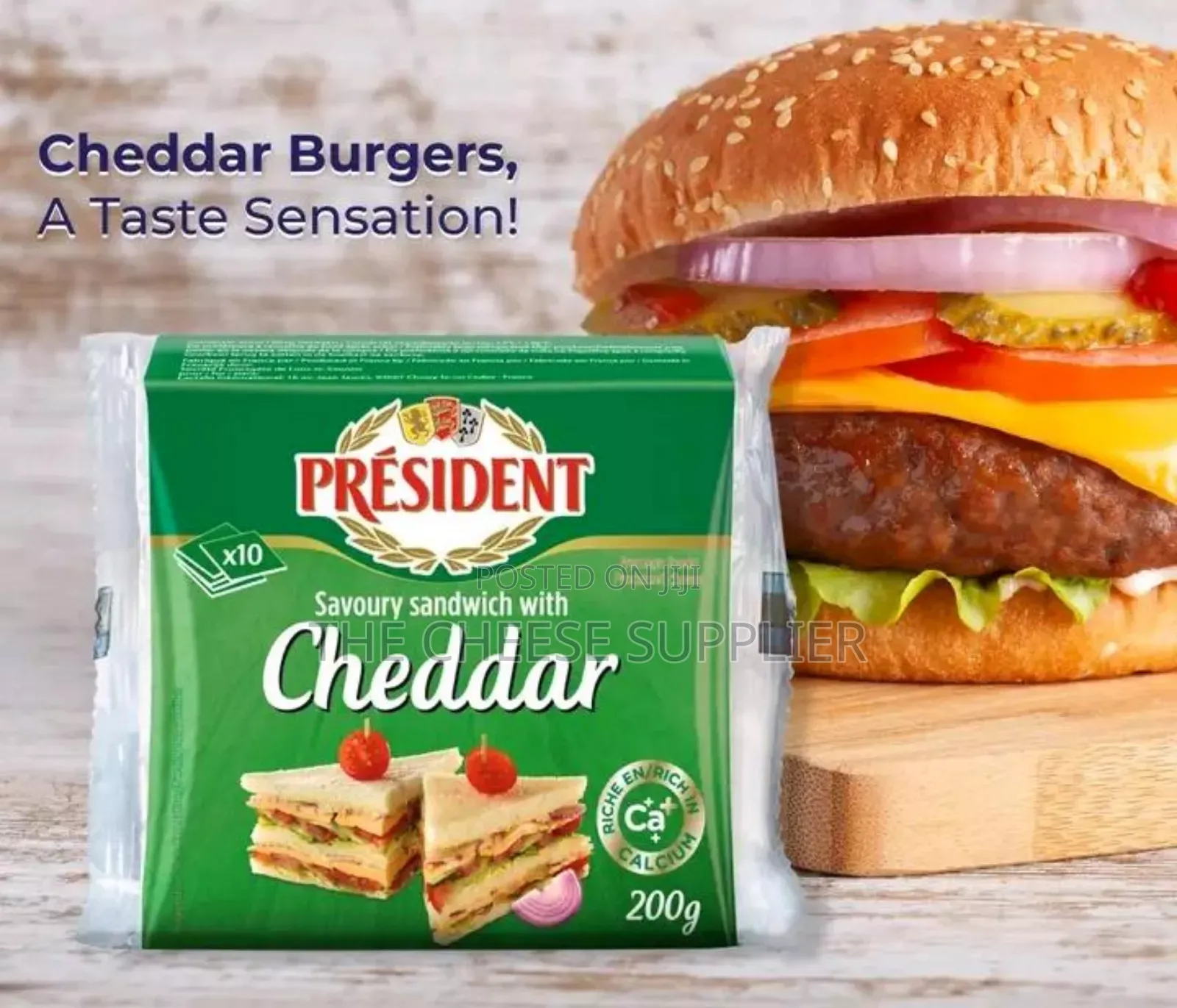 Burger Cheese (President)