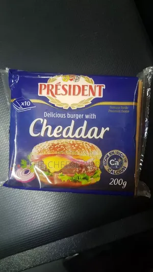 President Cheddar Burger Cheese