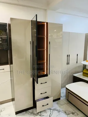 Modern 3-door Glass Wardrobe