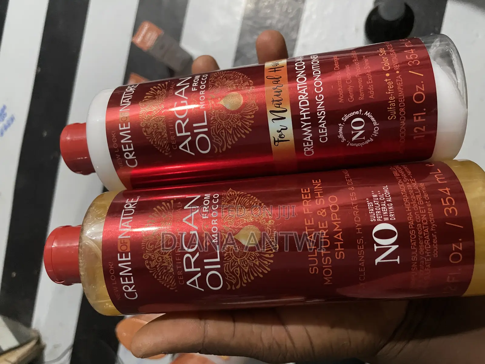 Crème of Nature Argan Oil Shampoo and Conditioner