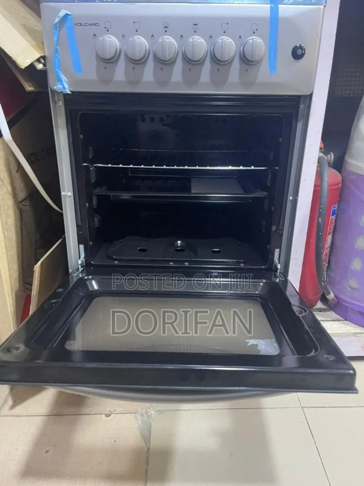 4burner With Oven Volcano Stove