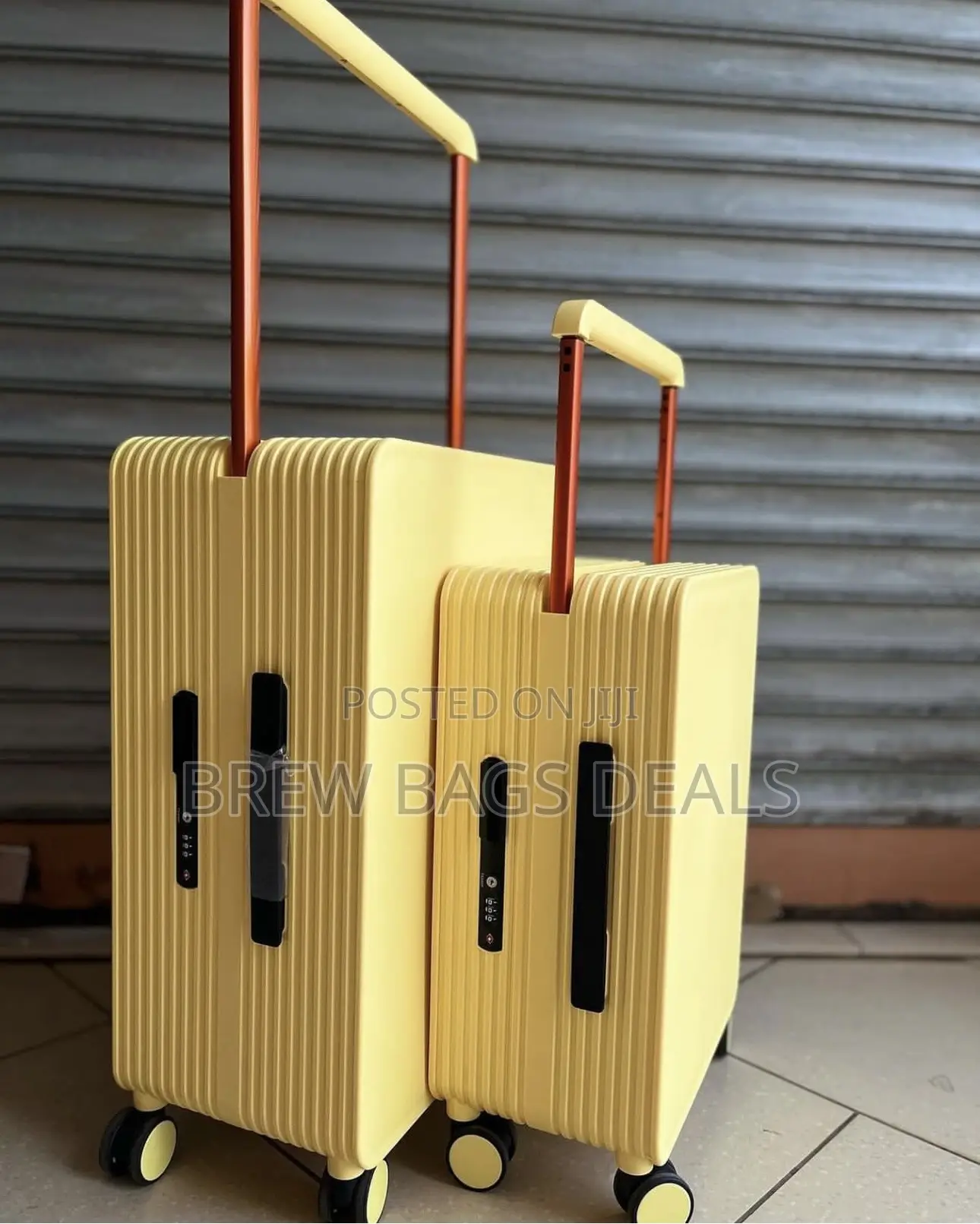Quality 2set 24”20” Inches Hard Body Zipless Only Code Locks Suitcase.