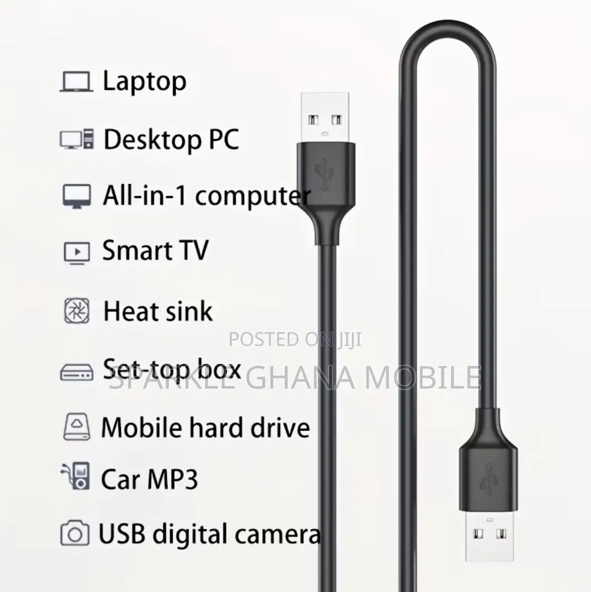 Usb Male to Male Cable