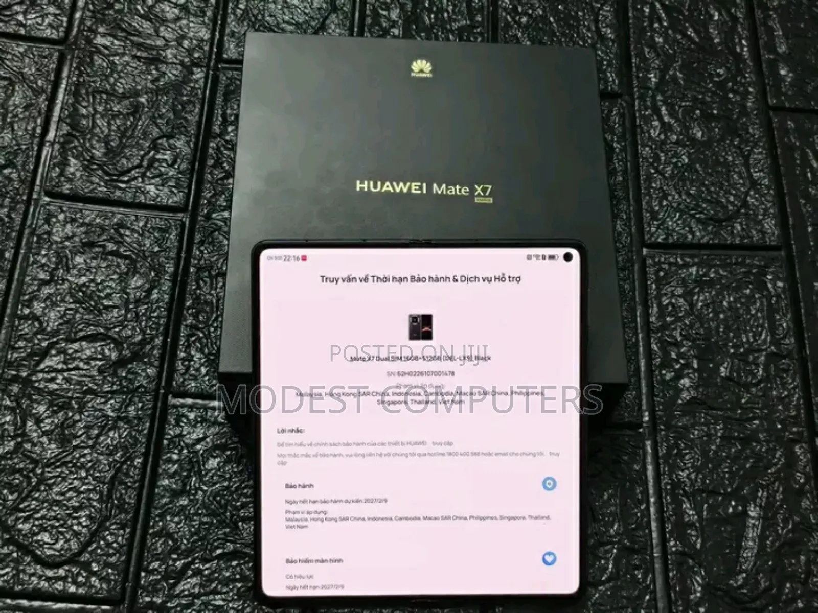 New Huawei Mate X7 512 GB Black