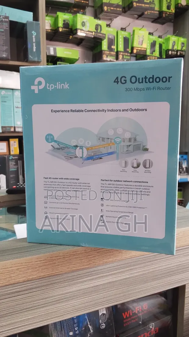 Tp Link 4g Outdoor 300 MBPS Wi-Fi Router (Tl-Mr100 Outdoor) 2