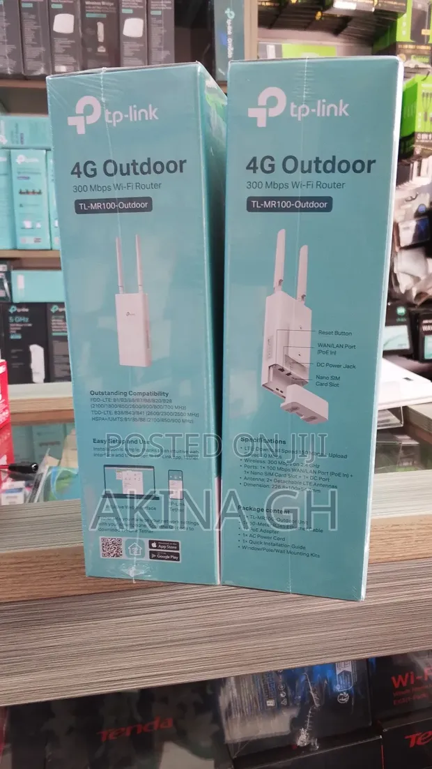 Tp Link 4g Outdoor 300 MBPS Wi-Fi Router (Tl-Mr100 Outdoor) 3