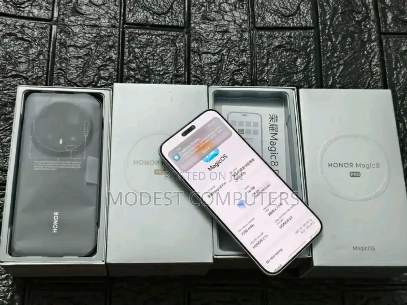 New Honor Magic8 Pro 512 GB Black