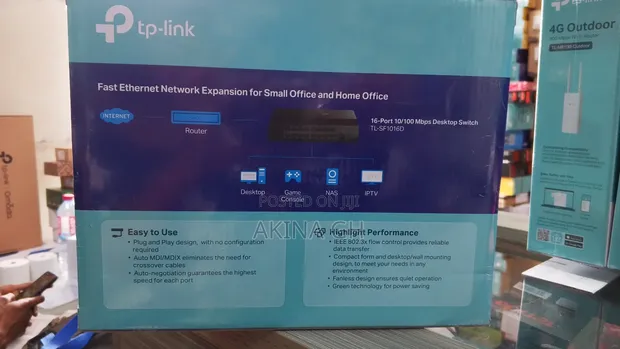 Tp Link 16 Port 10/100mbps Desktop Switch (Tlsf1016d) 2