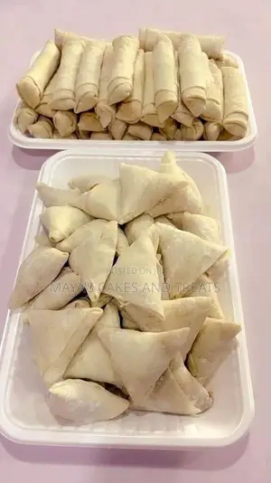 Frozen Spring Rolls and Samosas