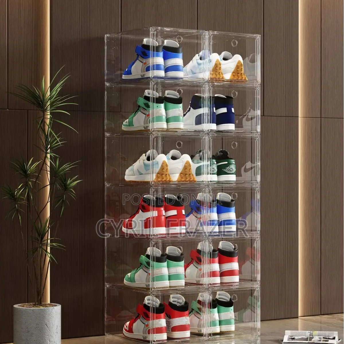 Transparent Shoe Box