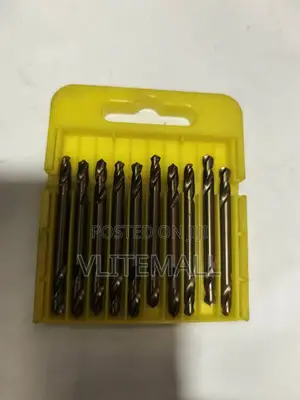 10-Piece Set of Shuang Ya Double-Ended Twist Drill Bits