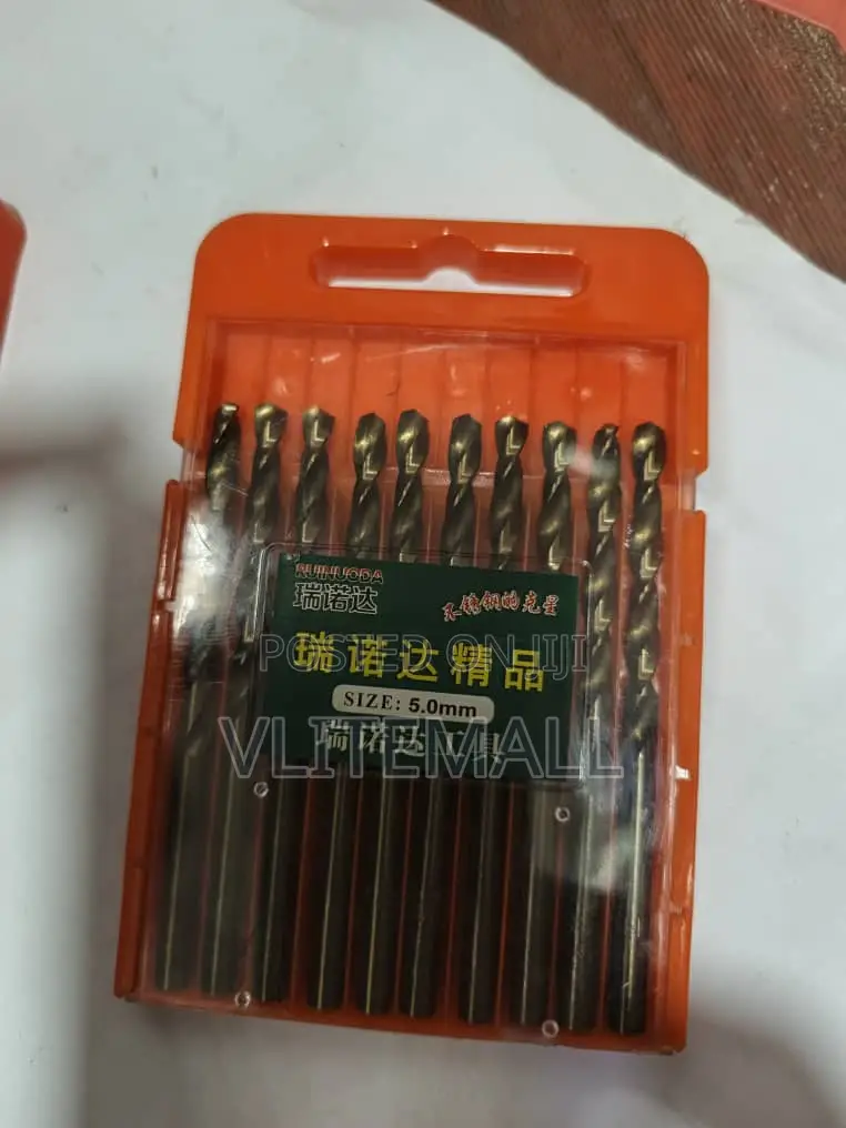 Ruinuoda Brand 5.0mm Twist Drill Bits