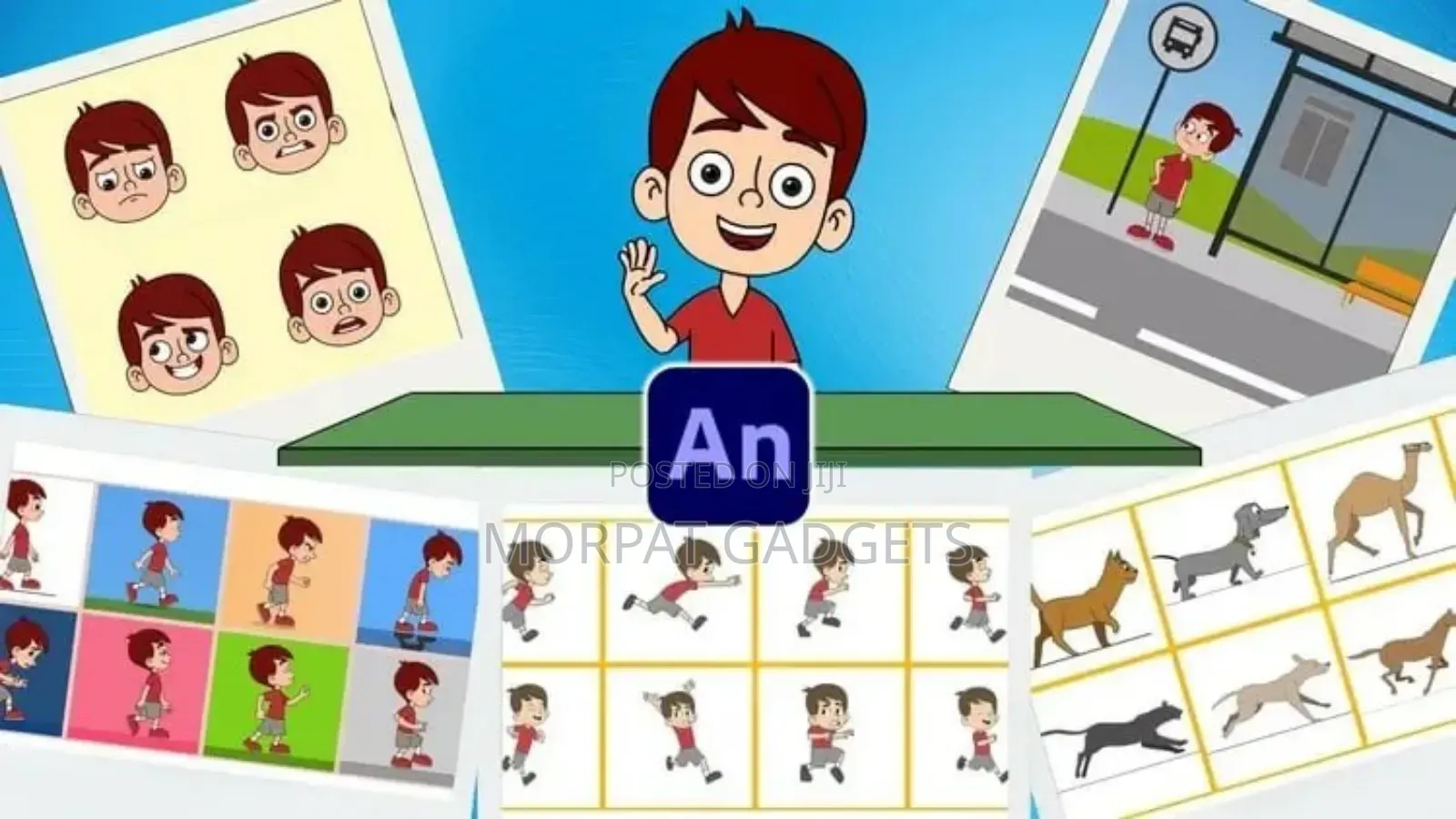 Learn 2d Cartoon Animation With (Adobe Animate) - Video Tutorials