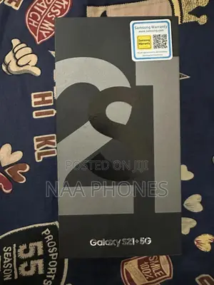 New Samsung Galaxy S21+ 5G 128 GB Black