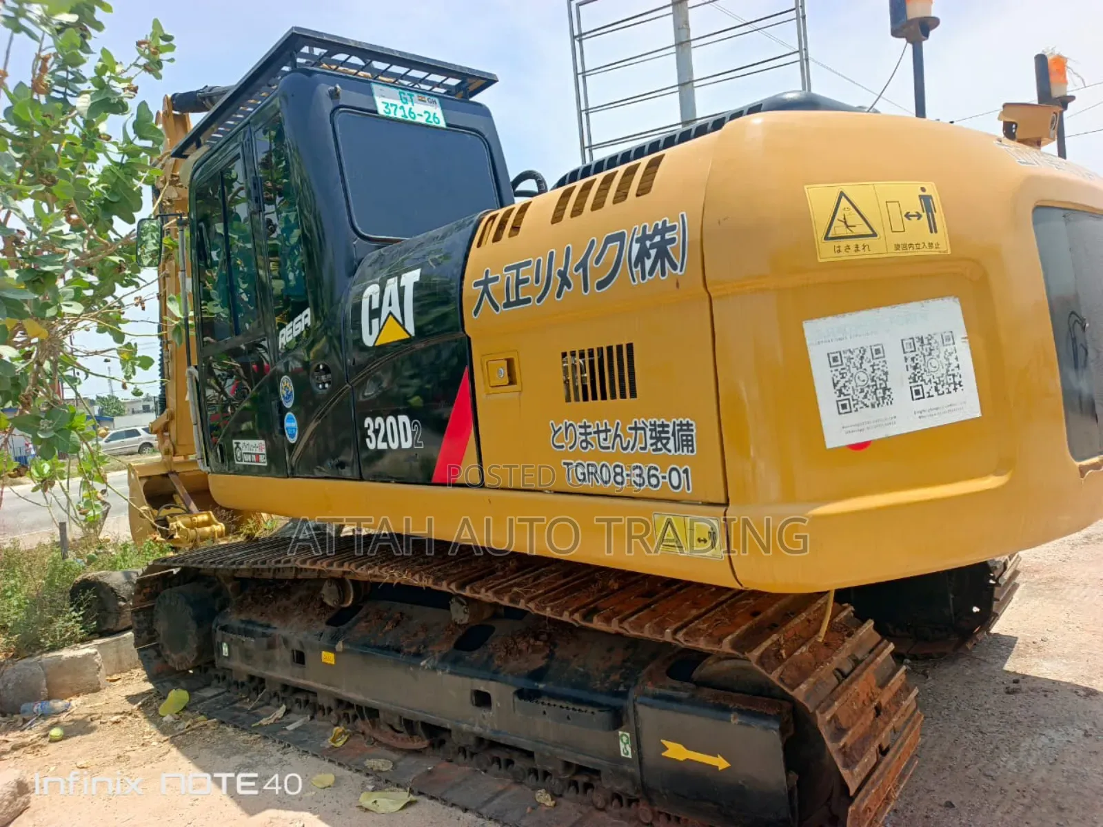 Registered Cat Excavator for Sale