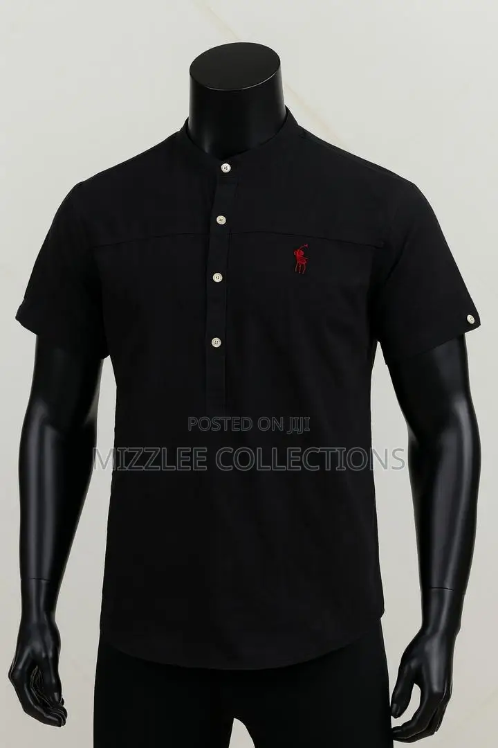Quality Polo Chinese Neck Shirt in M-2xl