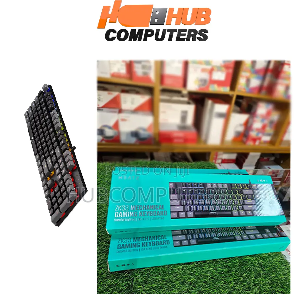 Heatz Zk33 Mechanical Gaming Keyboard Usb Wired