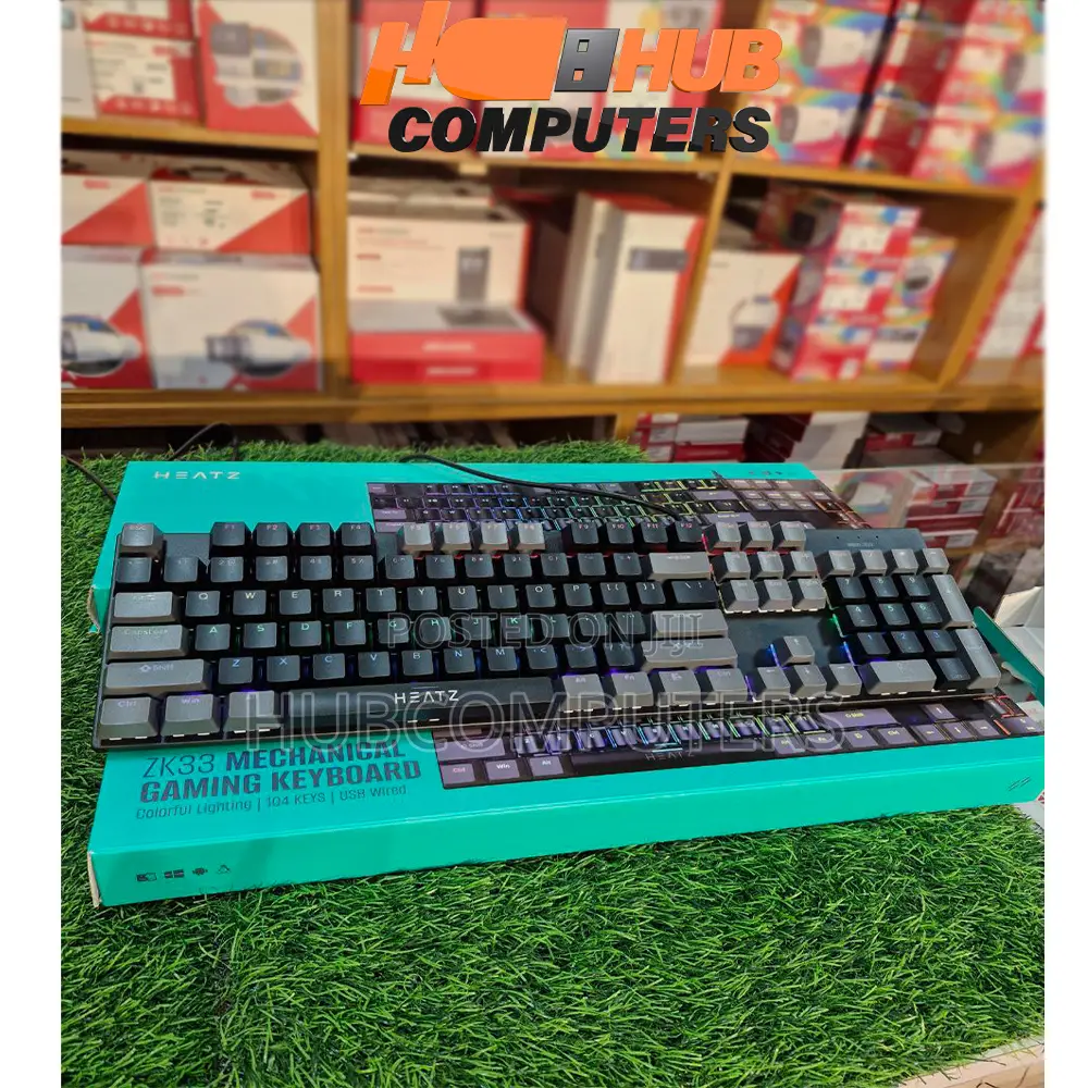 Heatz Zk33 Mechanical Gaming Keyboard Usb Wired