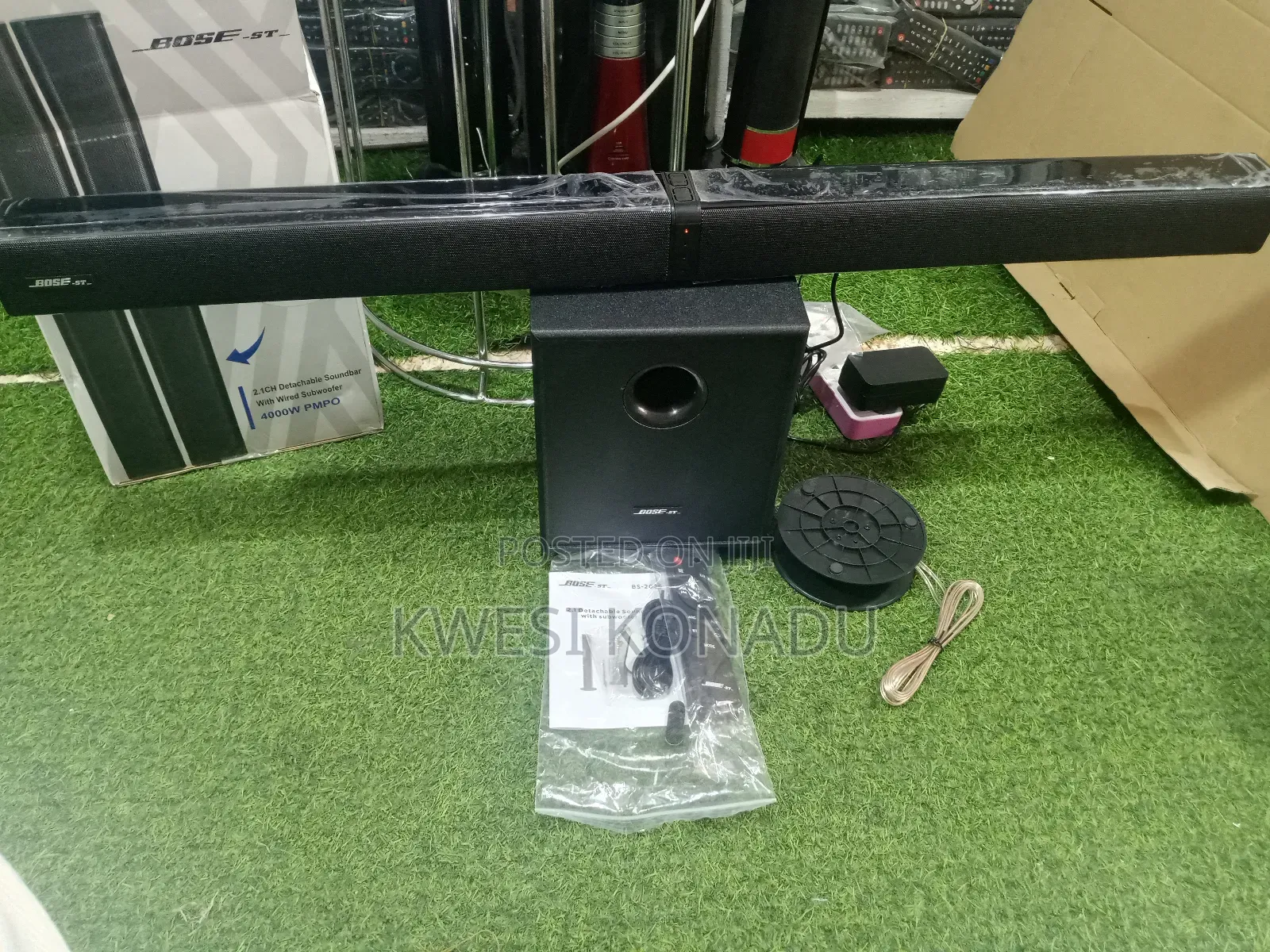 Bose Model:Bs-2026 Cable 2.1 Channel Detachable Soundbar