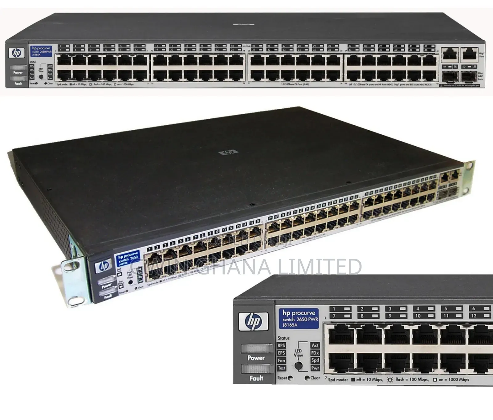 Hp Procurve 2650 48-Port 10/100 +2 Gigabit SFP Switch J4899a