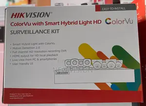 Hikvision 8-Ch Colorvu Kit(Ds-J142i7208hghi-M1+4+4cam
