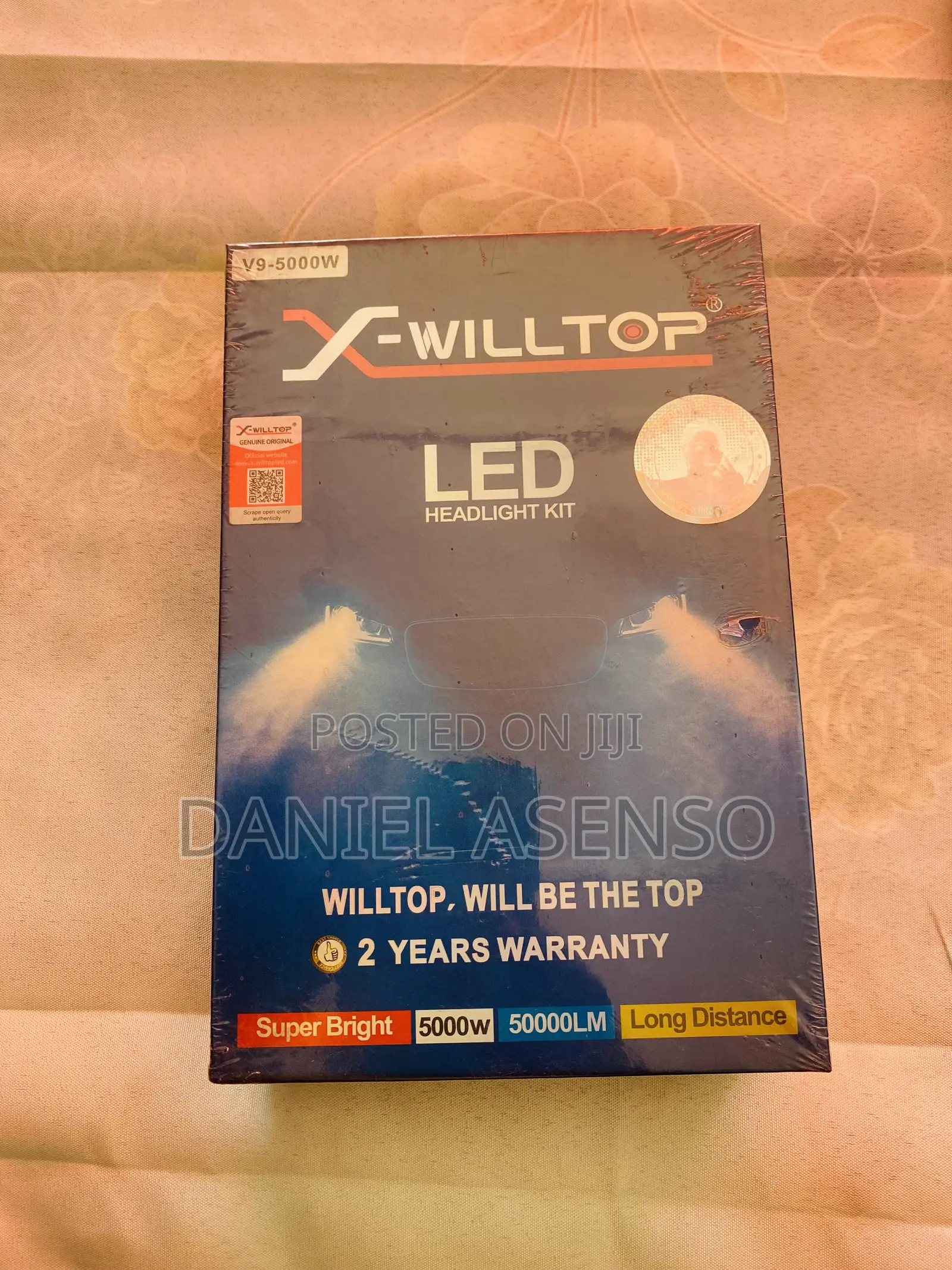 Willtop V9-5000w Led Headlight Kit.