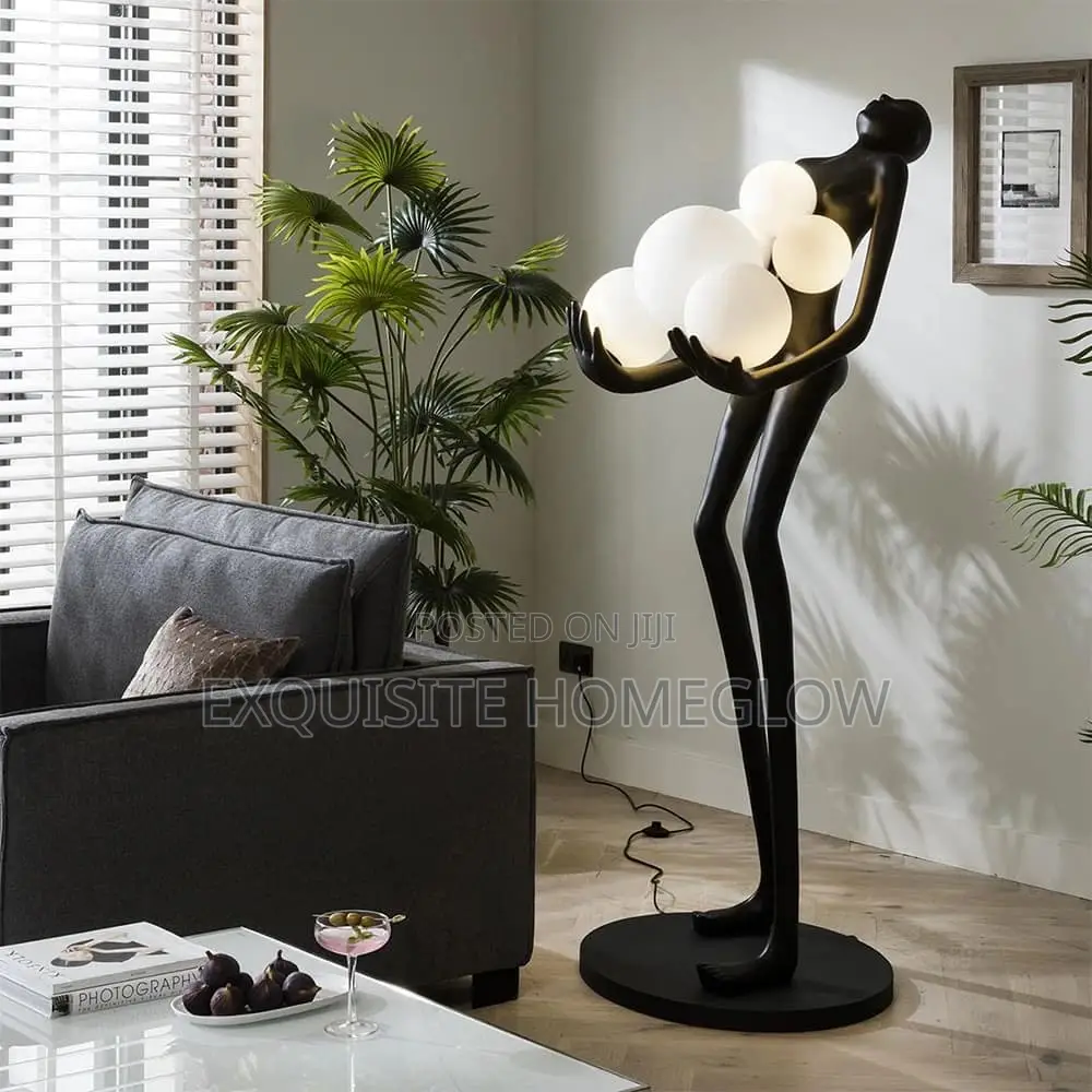 Humanoid Sculpture Floor Lamp Available for Sale