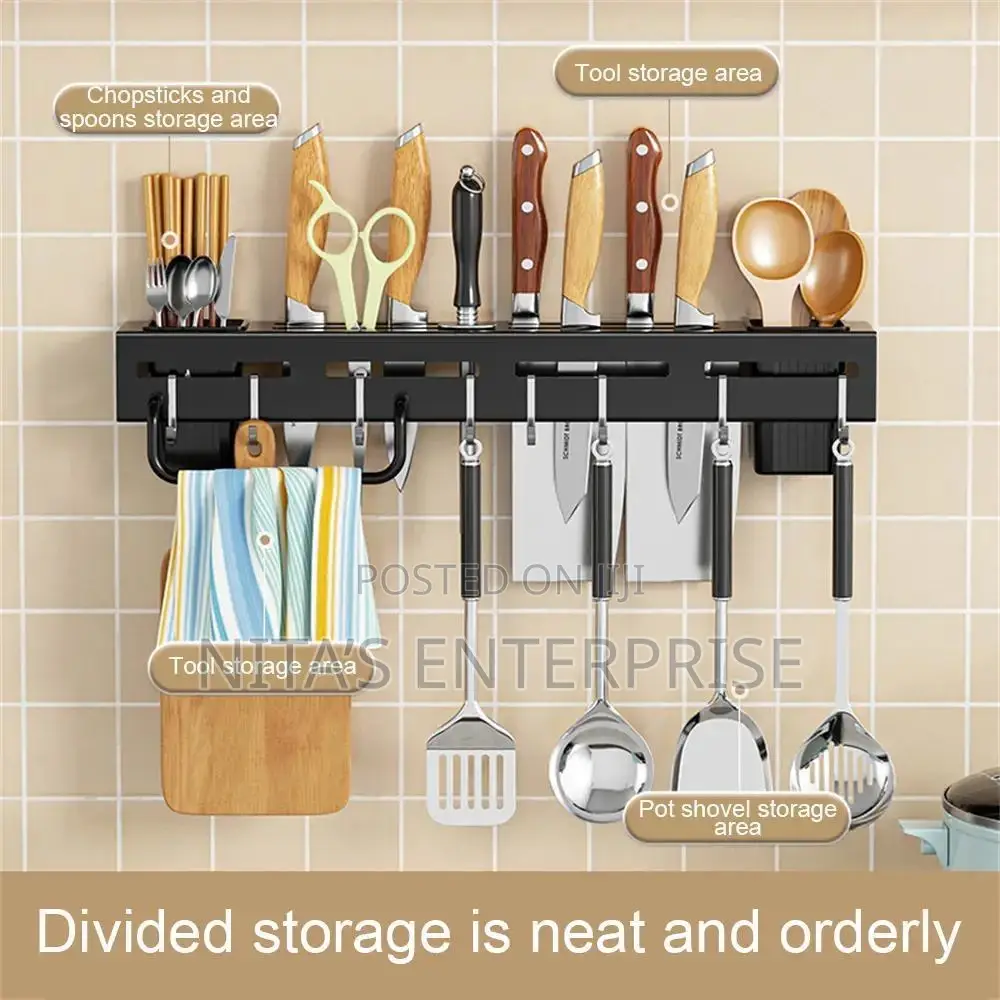 Wall Mounted Kitchen Rack(Multifunctional)