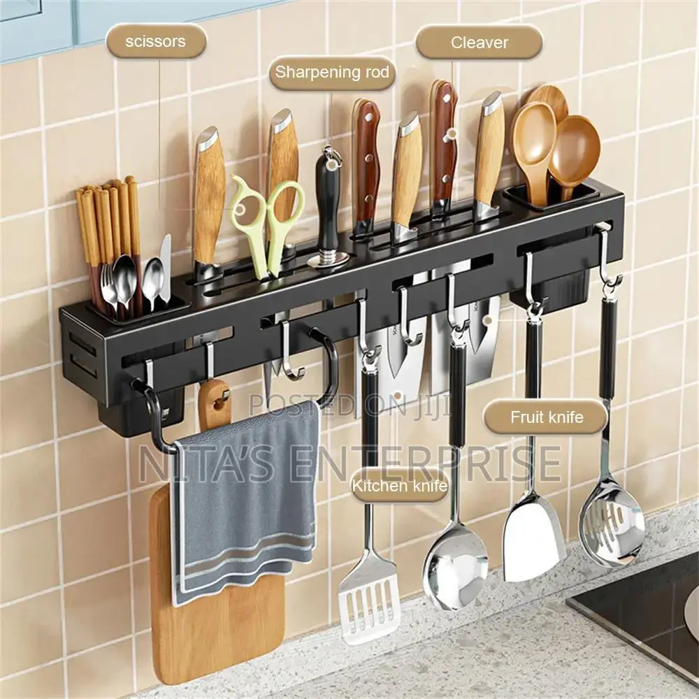 Wall Mounted Kitchen Rack(Multifunctional)